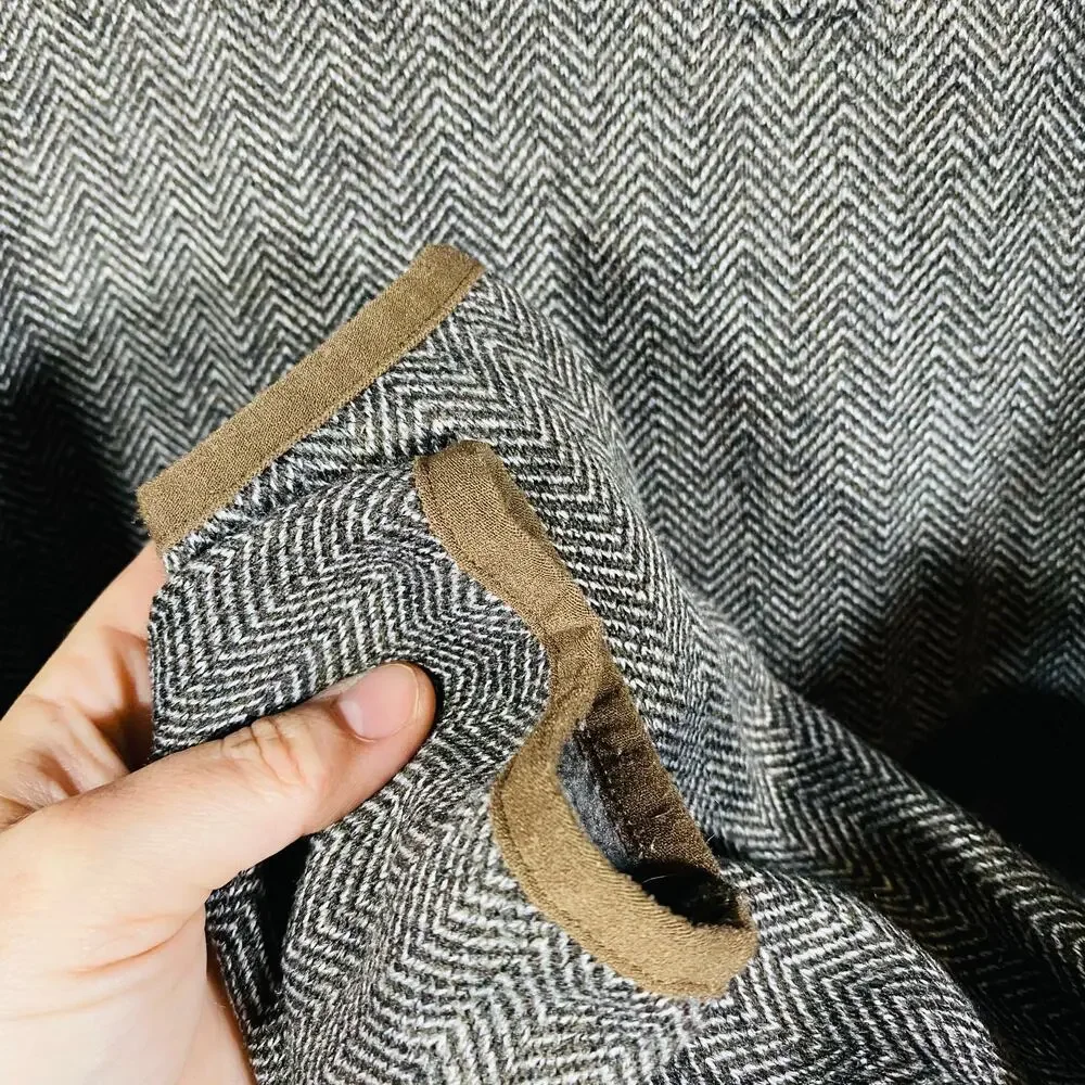 Men's Weatherproof Herringbone Quarter Zip  Pullover Sweater Medium‎